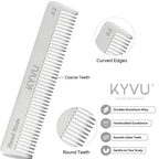 Compact Aluminium Coarse-Tooth Comb – Hairdressing Comb (A2)