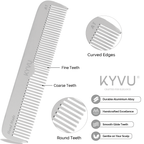 Large Aluminium Dual-Tooth Comb – Hairdressing Comb (A1)