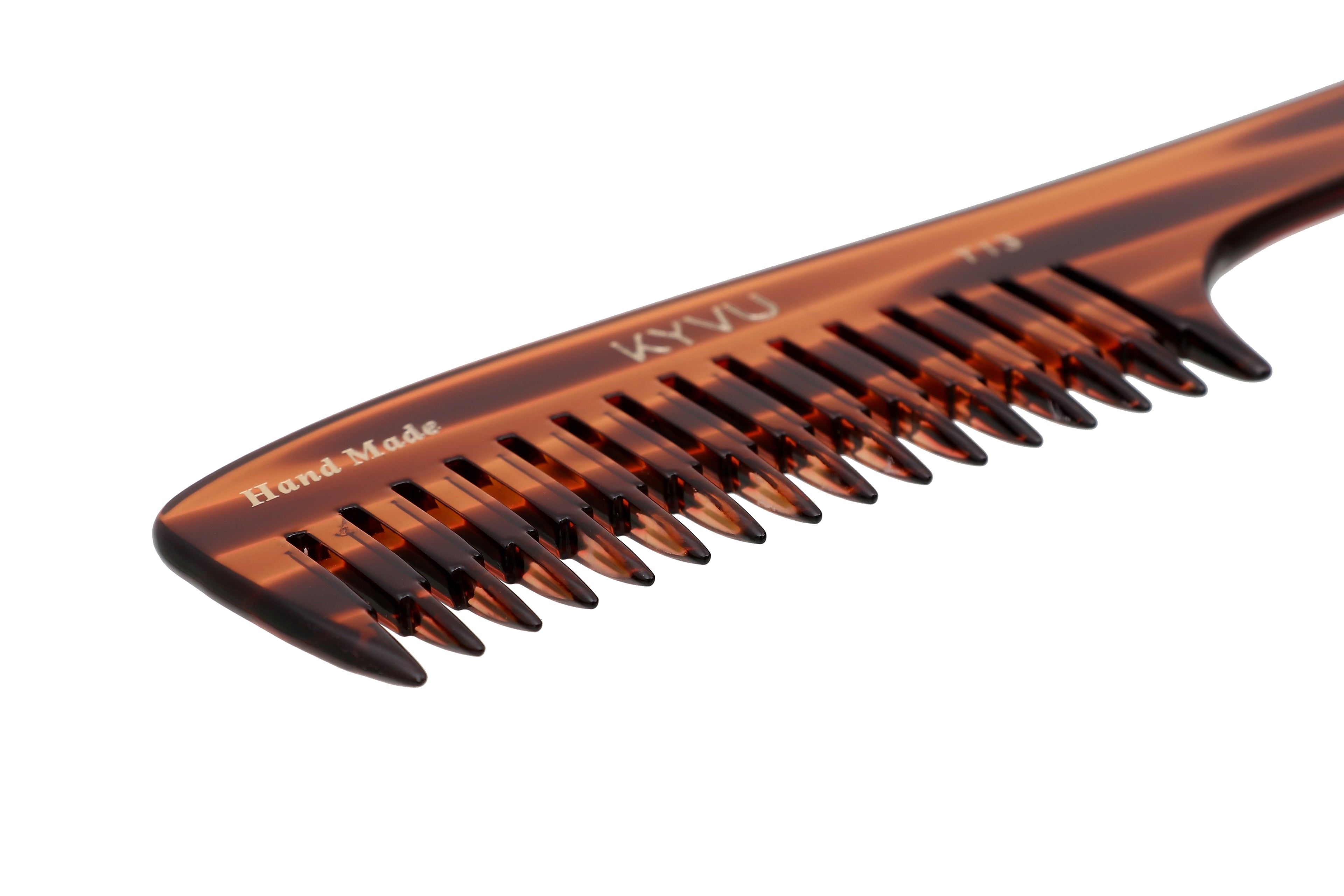 Handmade 21.8 cm Step-Tapered Wide Styling Comb (T13)