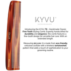 Handmade 20.3 cm Classic Styling Comb (T6)