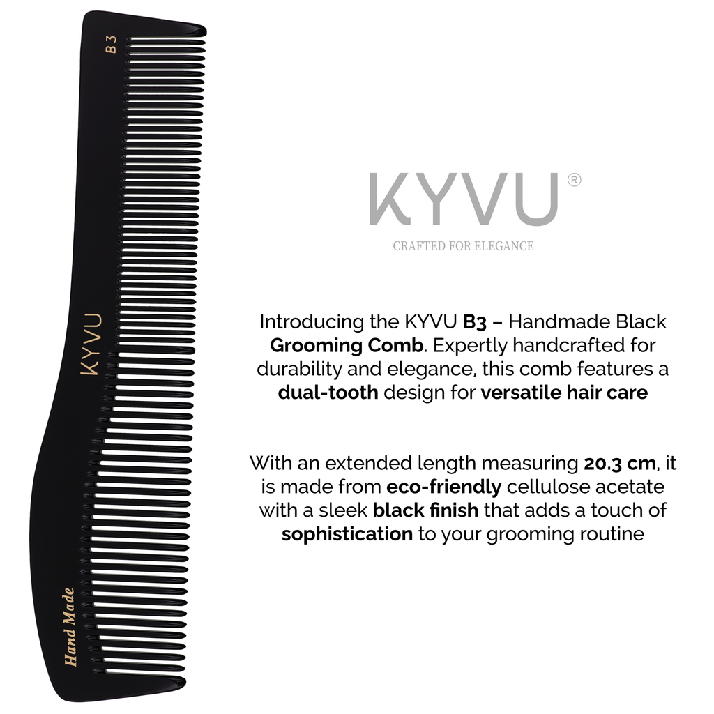 Handmade 20.3 cm Grooming & Styling Comb (B3)