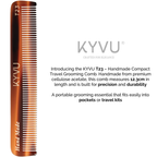 Handmade 12.3 cm Compact Travel Comb (T23)