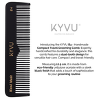 Handmade 12.9 cm Compact Travel Comb (B4)