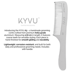 Large Aluminium Coarse-Tooth Comb – Styling Comb with Handle (A3)