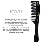 Handmade 19.0 cm Intertwined Styling Comb (B16)