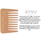 Compact Wooden Hair Comb – Wide Styling Comb (W5)