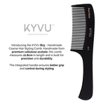 Handmade 21.8 cm Coarse Hair Styling Comb (B15)
