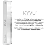 Compact Aluminium Coarse-Tooth Comb – Hairdressing Comb (A2)