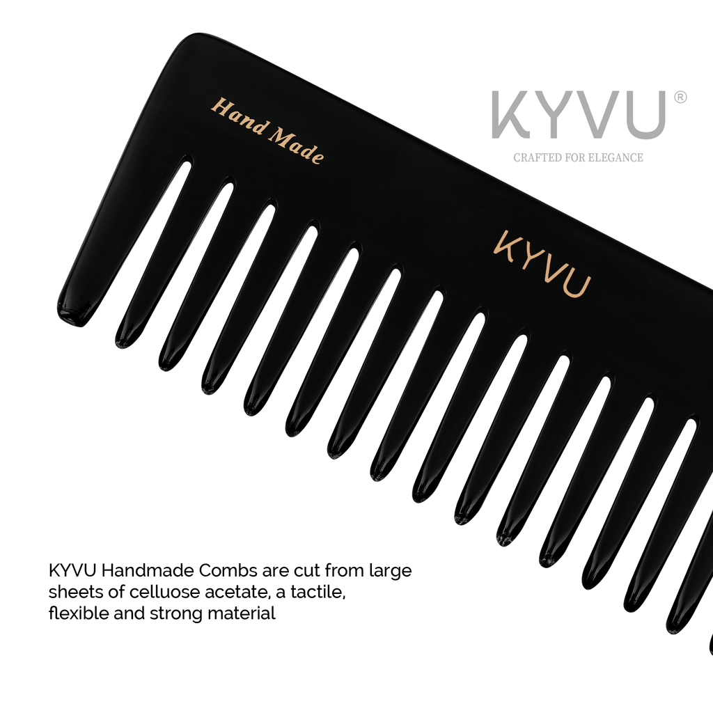 Handmade 15.6 cm Wide-Tooth Detangling Comb (B22)