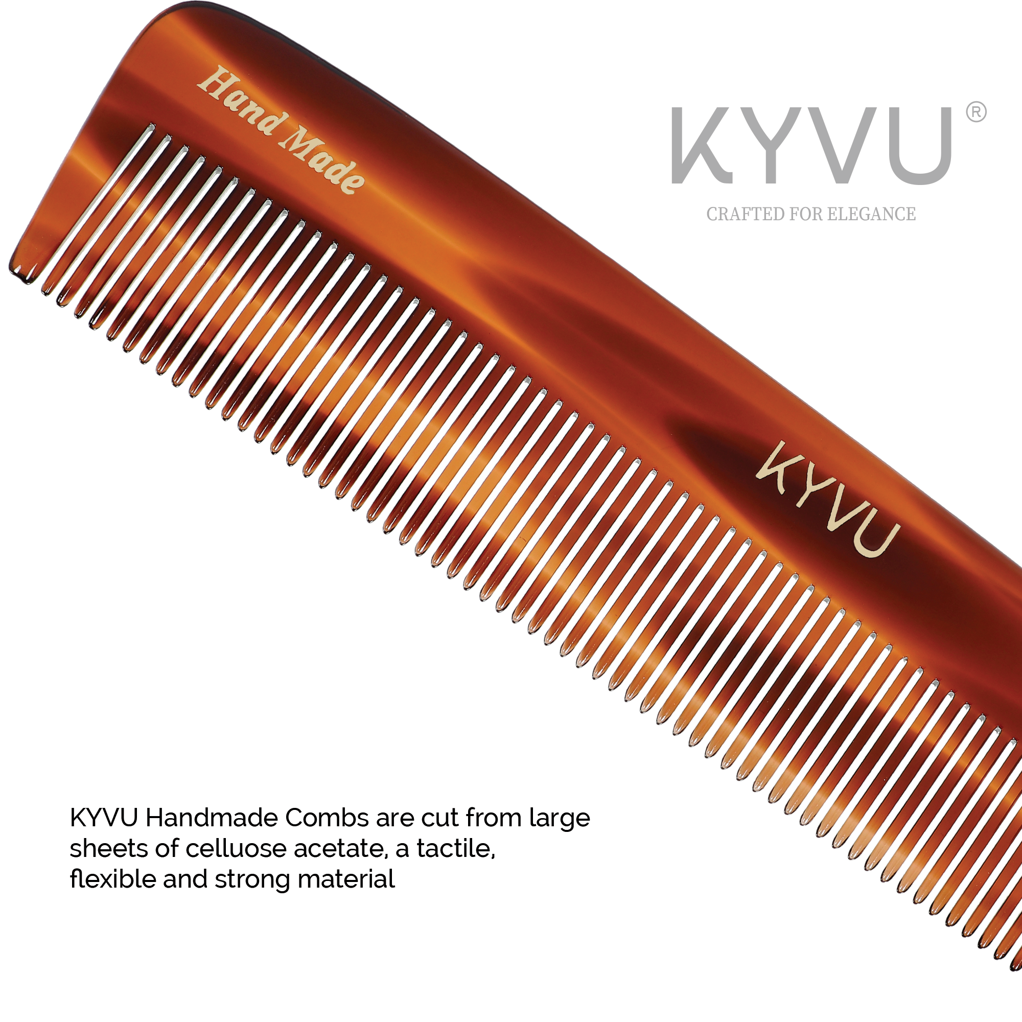 Handmade 20.3 cm Classic Styling Comb (T6)
