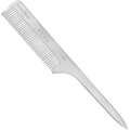 Extra-Large Aluminium Fine-Tooth Comb – Styling Comb with Handle (A6)