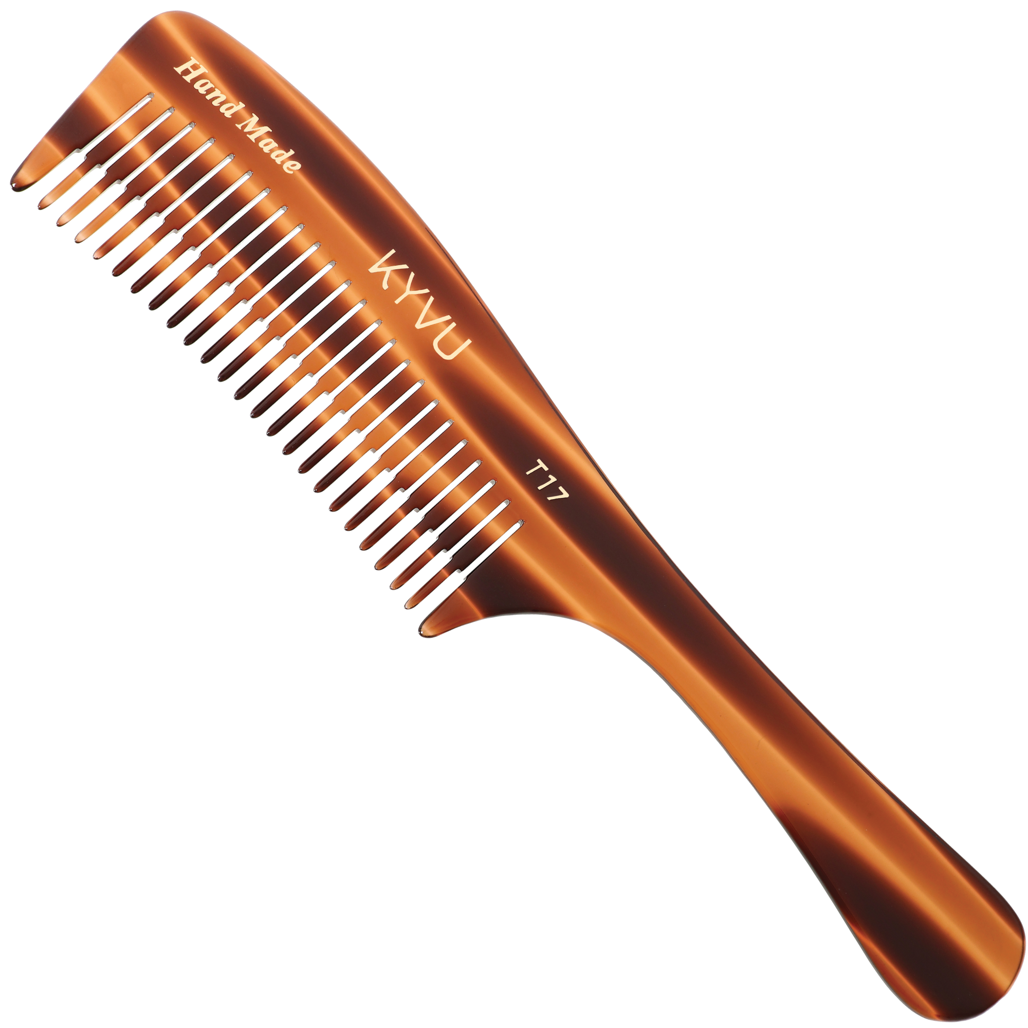 Handmade 19.0 cm Step-Tapered Styling Comb (T17)