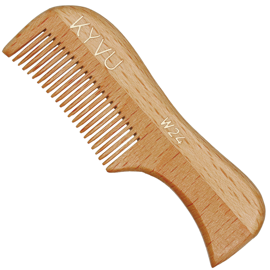 Handmade 7.5 cm Beechwood Moustache & Beard Comb for Men (W24)