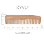 Classic Wooden Dual-Tooth Comb – Hairdressing Comb (W7)