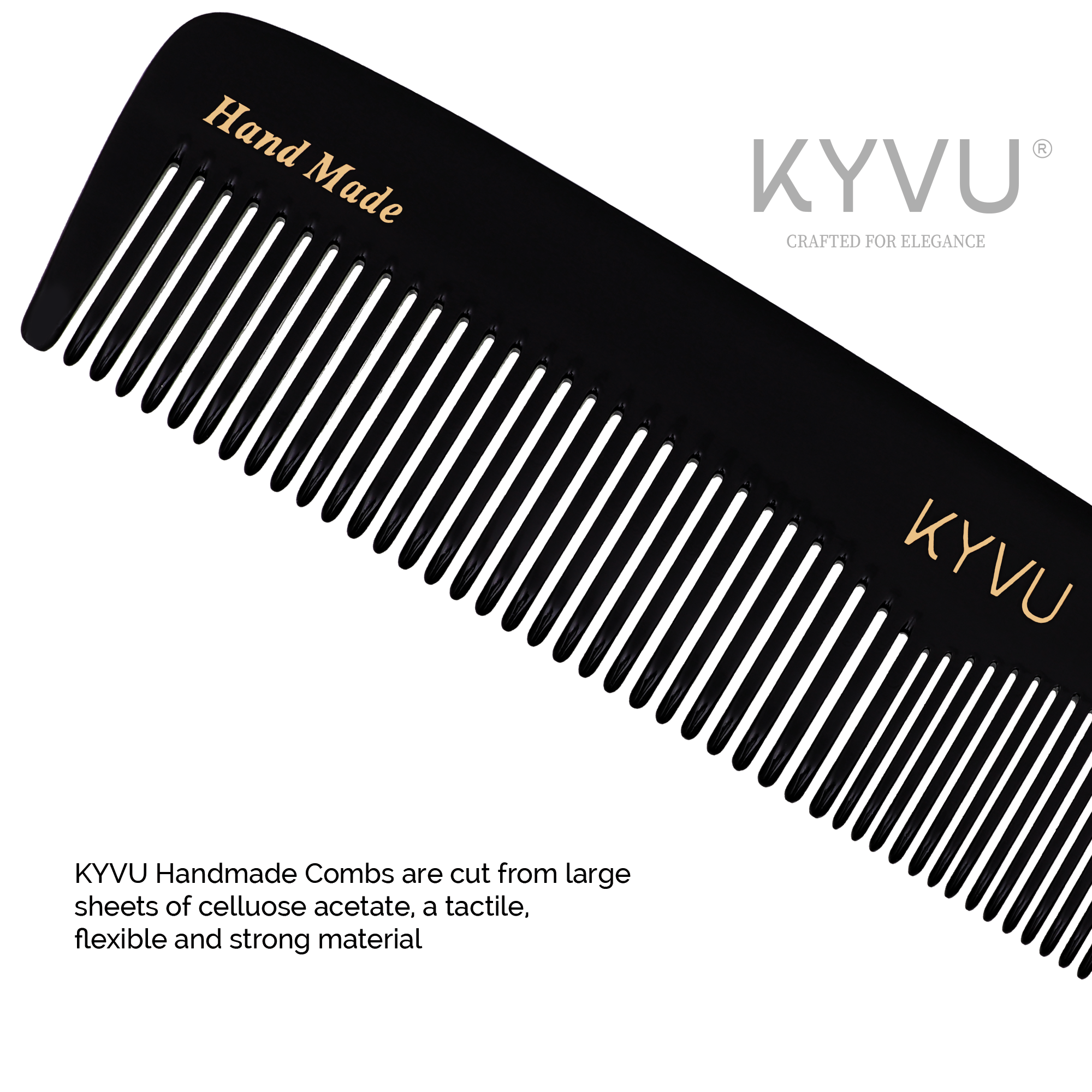 Handmade 20.3 cm Styling & Grooming Comb (B1)